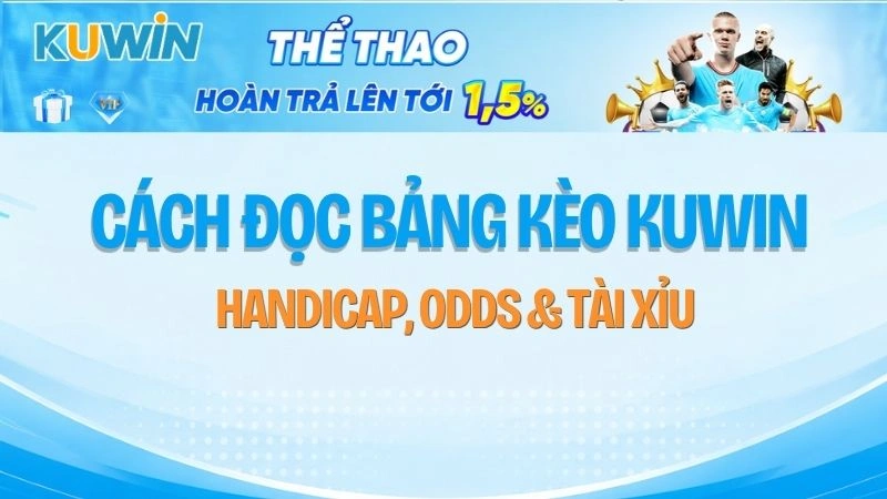 Cách Đọc Bảng Kèo KUWIN – Handicap, Odds & Tài Xỉu